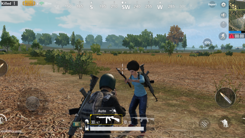 Pubg Mobile Players Are Pretty Sure The Game Is Full Of Bots - this person ran right up to me with a shotgun shot around me reloaded